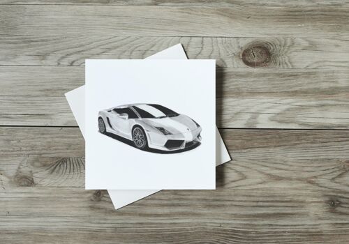 Lamborghini Greeting Card - Single Card