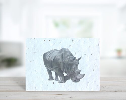 Situla the Rhino Plantable Seeded Greeting Card