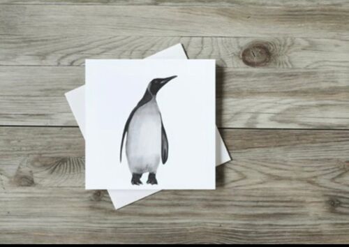 Alya the Solo Penguin Greeting Card - Single Card