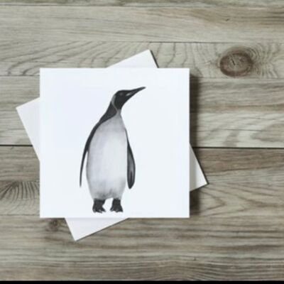 Alya the Solo Penguin Greeting Card - Single Card