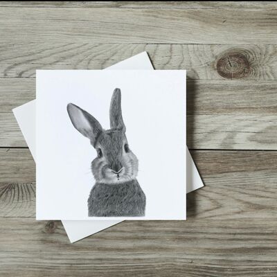 Bellatrix the Bunny Greeting Card - Single Card