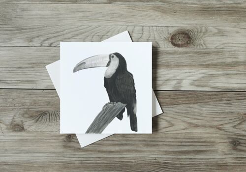 Hydra the Toucan Greeting Card - Single Card