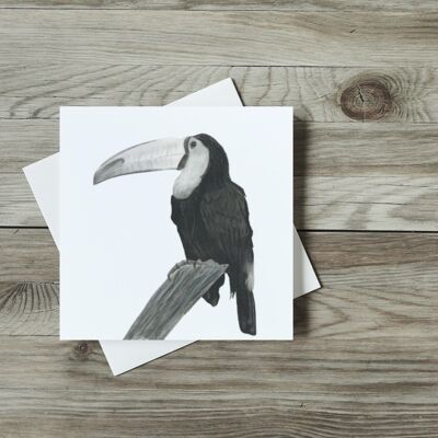 Hydra the Toucan Greeting Card - Single Card