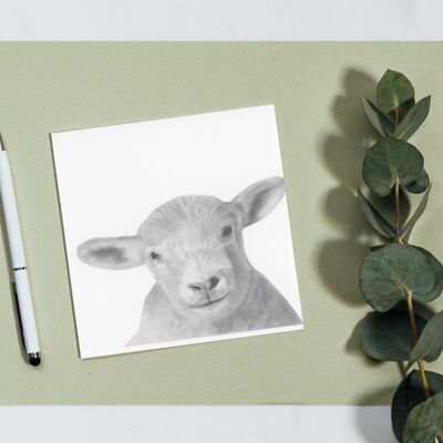 Bootes The Lamb Greeting Card - Single Card