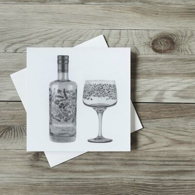 Silent Pool Gin Greeting Card - Single Card