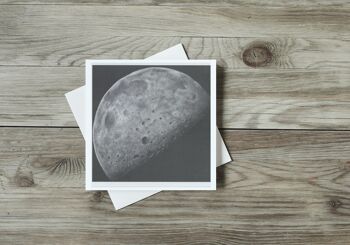 Carte de Voeux Lune - Carte Unique 1