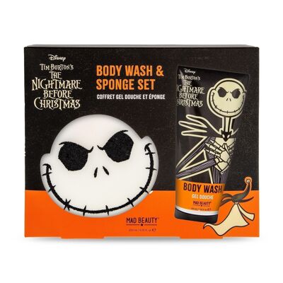 Mad Beauty Disney Nightmare Before Christmas Set bagnoschiuma e spugna