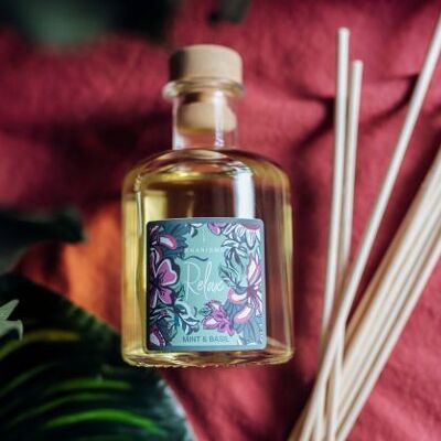 Diffuseur de Parfum Relax – Menthe & Basilic