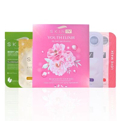 CHRISTMAS KIT - ANTIAGE ROUTINE: includes 4 cosmetic masks for face and body