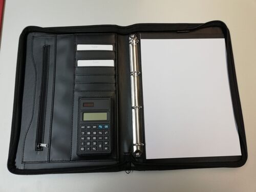 A4 RV-Ringmappe Basics mit Rechner - schwarz