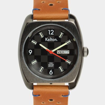 WATCH RC 22 CHECKERBOARD BROWN