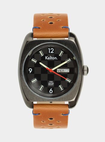 MONTRE RC 22 DAMIER BROWN 1