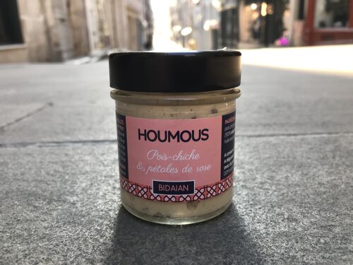 Houmous pétales de rose