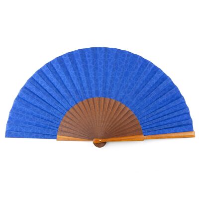 Delilah Blue Silk Fan