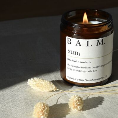 SUN lime basil + mandarin Candle