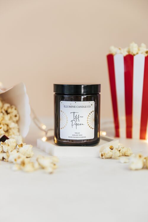 Toffee Popcorn - Wooden Crackle Wick