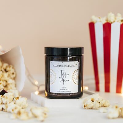 Toffee Popcorn - Wooden Crackle Wick