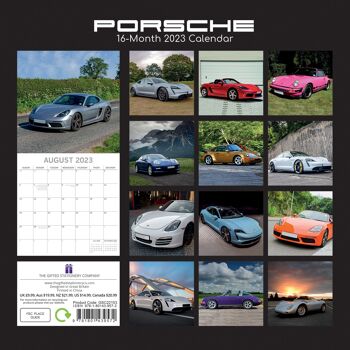 Calendrier 2023 Porsche 2