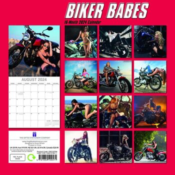 Calendrier 2024 Sexy femme et moto 2