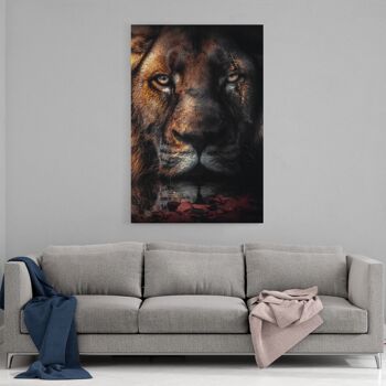 Forfait de démarrage - ensemble de peintures murales "Le monde des lions" 6