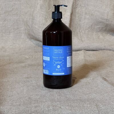 Organic Baby Bath & Shower Soap • 1L bottle