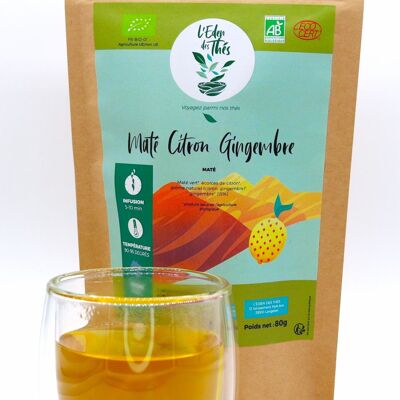 Maté Citron gingembre- Sachet 80g