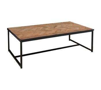 Cianciana Table basse Teck 65x120x40cm 1