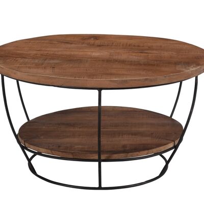 Cropani Salontafel Mangohout 65x65x34cm