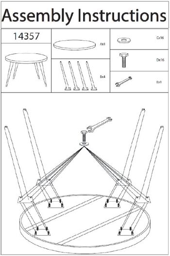 Fleno Table à manger Bois de manguier 120x120x76cm 3