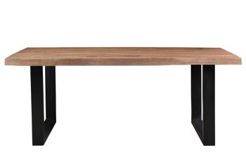 Vinci Table à manger Bois de manguier 90x180x76cm 2