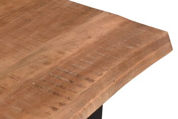 Vinci Table à manger Bois de manguier 90x180x76cm 4