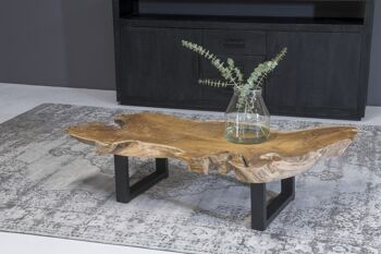 Terracina Table basse Teck 70x120x34cm 2