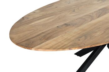 Azzano Table à manger Acasia 110x240x76cm 4