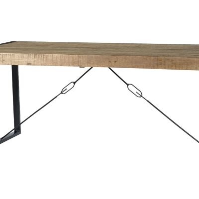 Fundres Eettafel Mangohout 90x160x76cm