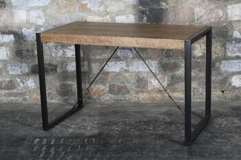 Corio Tables de bar Bois de manguier 90x140x80cm 3