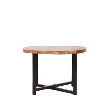 Viticuso Table d'appoint en bois de manguier 60x60x40cm 1