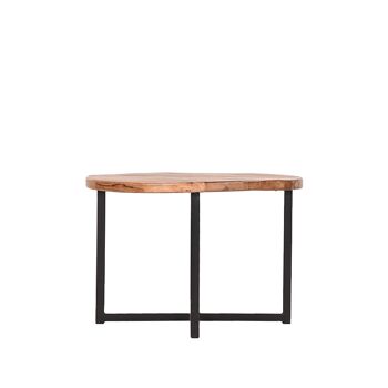 Viticuso Table d'appoint en bois de manguier 60x60x40cm 4