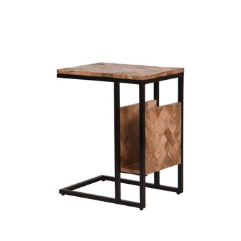 Nascosa Table d'appoint en bois de manguier 50x35x62cm 1