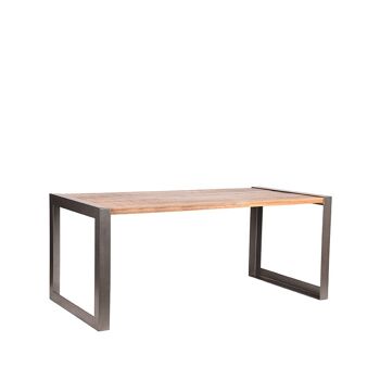 Voghera Table à manger en bois de manguier 240x100x75cm 1