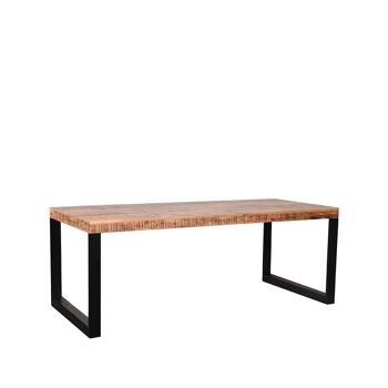 Palozza Table à manger en bois de manguier 180x90x76cm 1