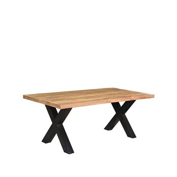 Roviano Table à manger Bois de manguier 220x100x76cm