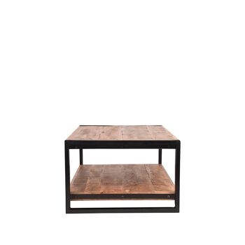 Calitta Table basse Bois de manguier 110x70x45cm 4