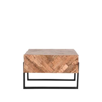 Olivara Table basse Bois de manguier 90x60x40cm 3