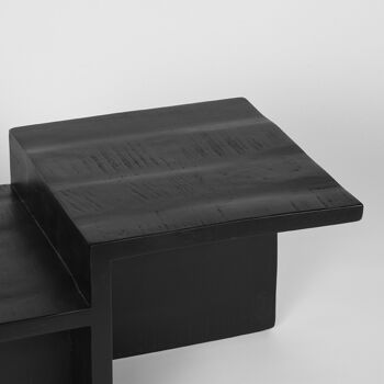 Turriaco Table basse en bois de manguier 90x50x42cm 4