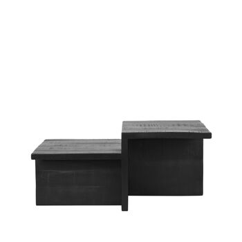 Turriaco Table basse en bois de manguier 90x50x42cm 2