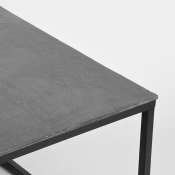 Nepezzano Table basse Métal 100x60x45cm 3