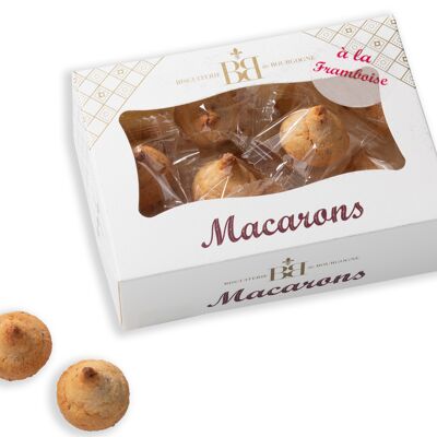 Boîte de mini Macarons à la Framboise de 120g