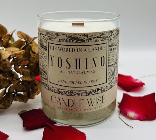 HIGHLY SCENTED CANDLE FLORAL LIGHT