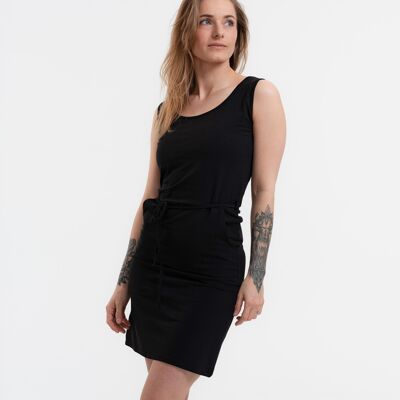 Kleid Calera schwarz aus Biobaumwoll-Mix