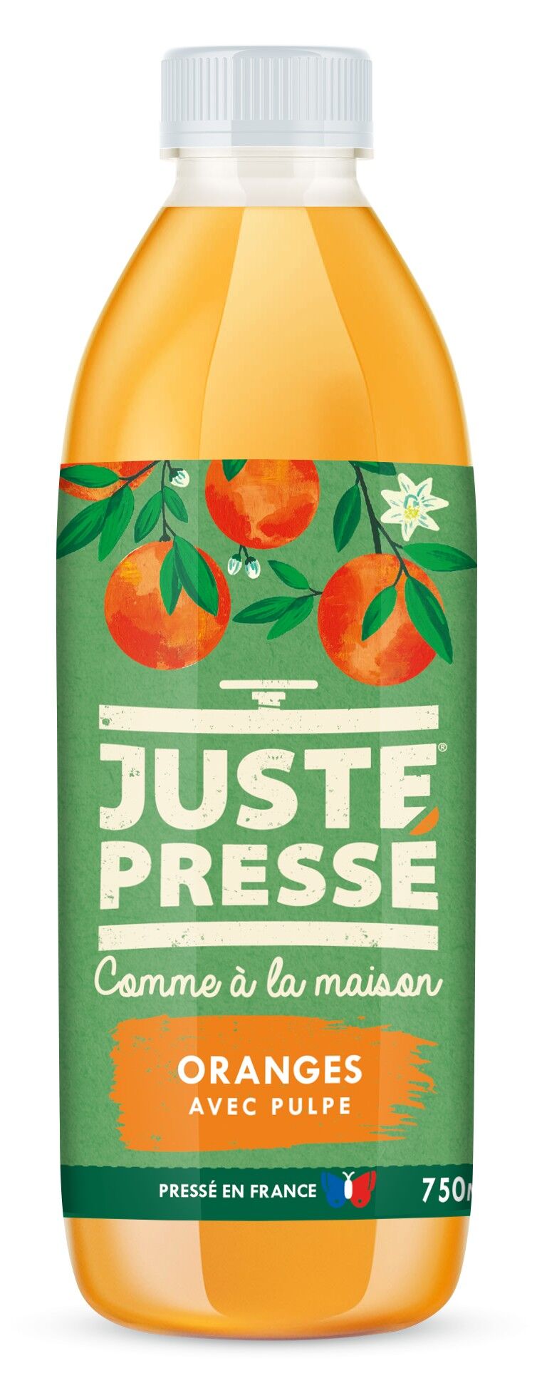 Orangensaft mit Fruchtfleisch